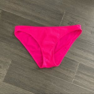 Xhilaration bright pink slightly cheeky bikini bottoms